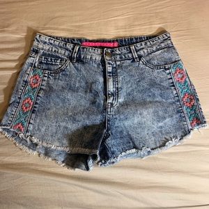 High Waisted Jean Shorts